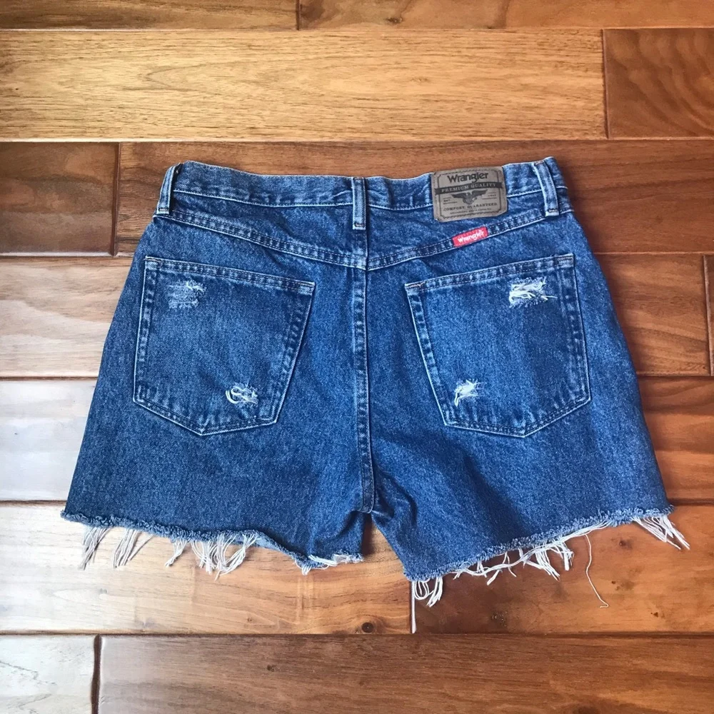 Wrangler High Waisted Denim Shorts